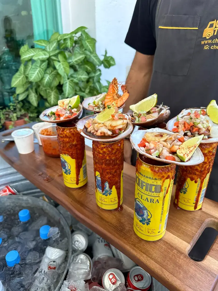 Servicio de tacos y tostadas de mariscos para eventos en Cancún - ChefToGo 12