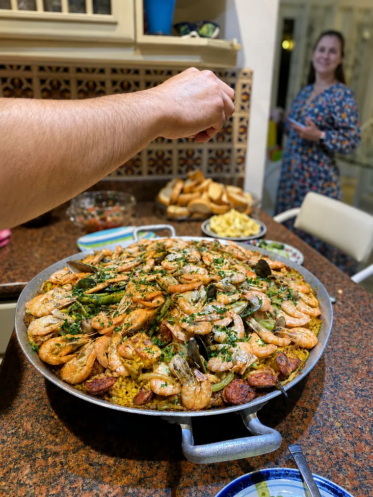 Paella para eventos en Cancún