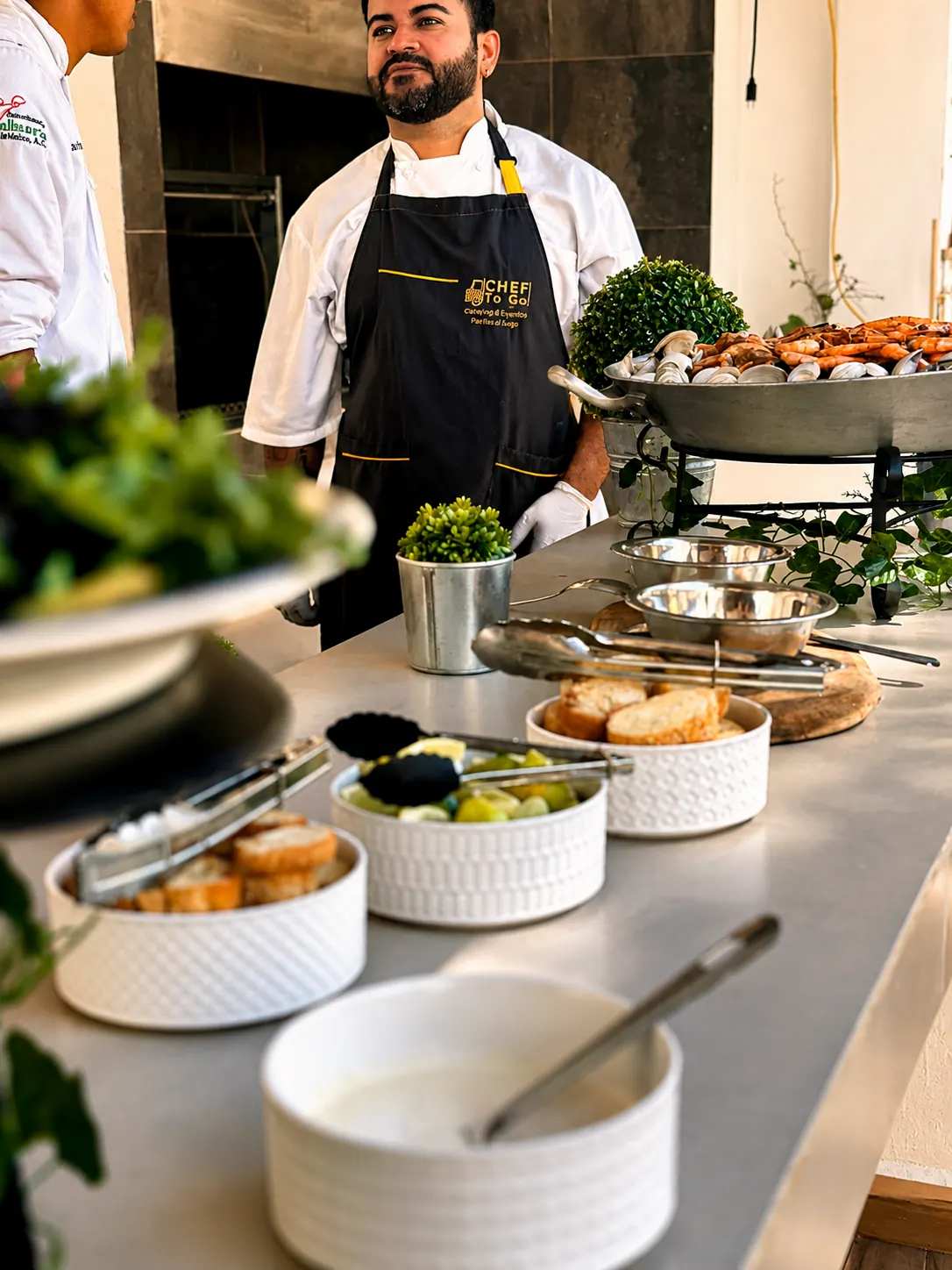 Paella para eventos en Cancún